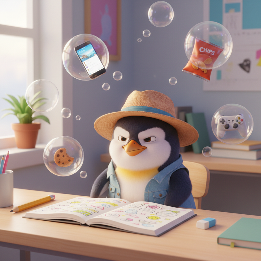 Improve Focus and Productivity - Penguin Pete
