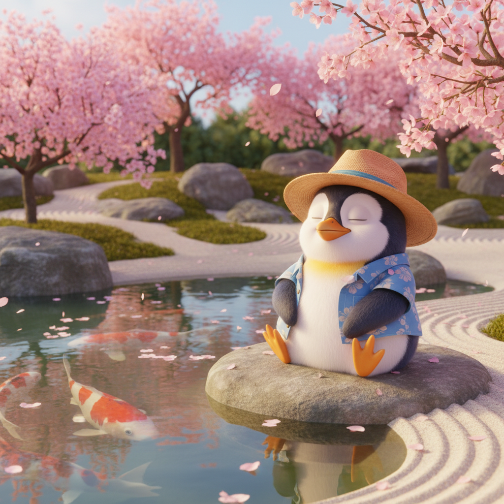 Cultivate Serenity - Penguin Pete